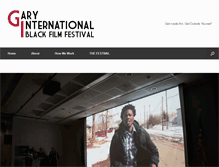 Tablet Screenshot of garyblackfilmfest.com